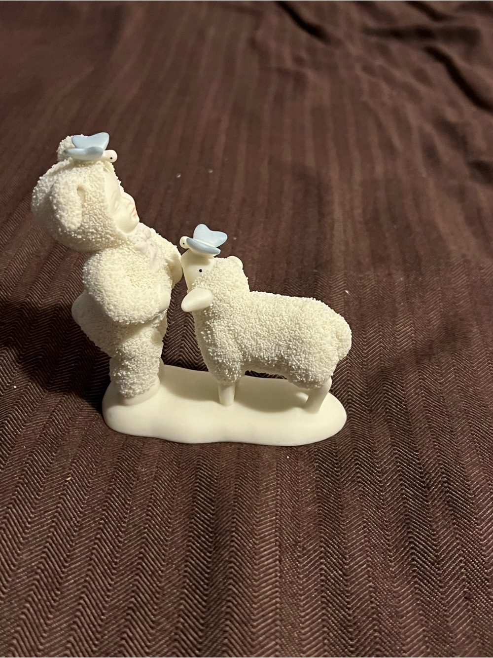 Dept 56 Snowbunnies Figurine, "Butterfly Kisses", 56.26322